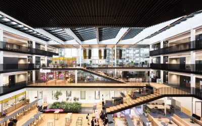 Hogeschool Inholland Amsterdam: een school als een bergdorp