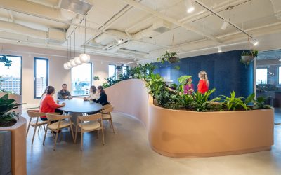 Biophilic kantoorinterieur voor CRA Vastgoed