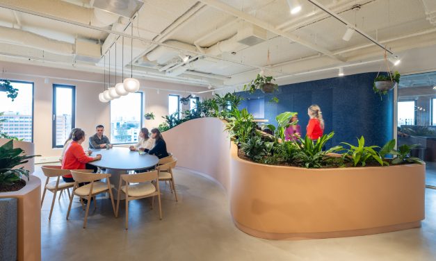 Biophilic kantoorinterieur voor CRA Vastgoed