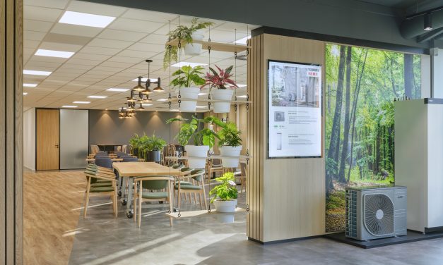 Inspirium realiseert met Work(s] fonkelnieuw NIBE Experience Center