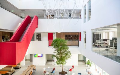 Inspirerend kantoor in voormalig schoolgebouw