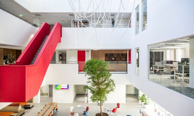 Inspirerend kantoor in voormalig schoolgebouw