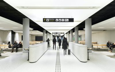 Ultramoderne terminal in Amsterdams Rijksmonument