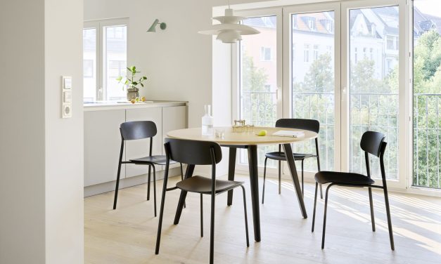 Een designdroom die uitkomt voor ontwerper Frank Rettenbacher bij Thonet
