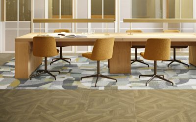 Interface geeft parketvloer een eigentijdse twist met de nieuwe Cut & Form™ LVT